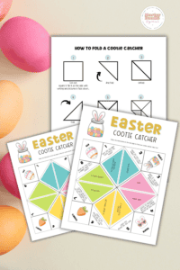 Free Printable Kids Easter Cootie Catcher (Jokes + Blanks) - Marley ...