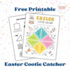 Free Printable Kids Easter Cootie Catcher (Jokes + Blanks) - Marley ...