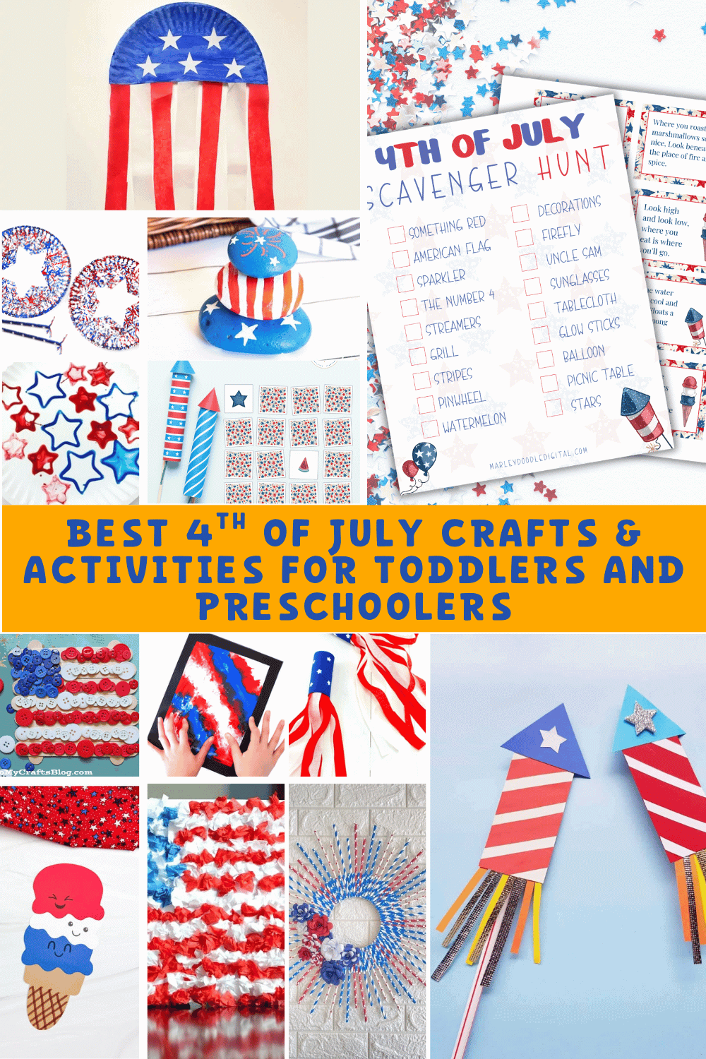 46+ Fun & Easy 4th of July Activities and Crafts for Toddlers - Marley ...