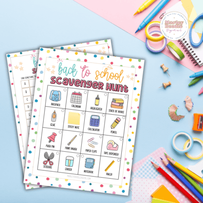 Free First Day of School Printable Classroom Scavenger Hunt - Marley ...