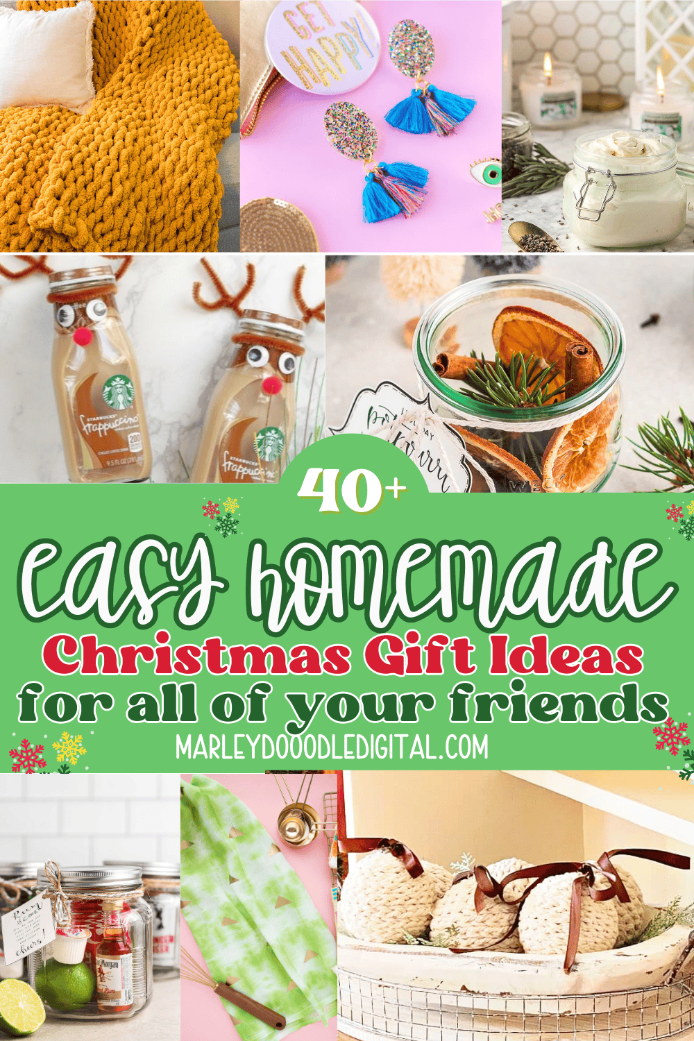 51 Best Easy DIY Christmas Gifts for Friends That They Want! - Marley