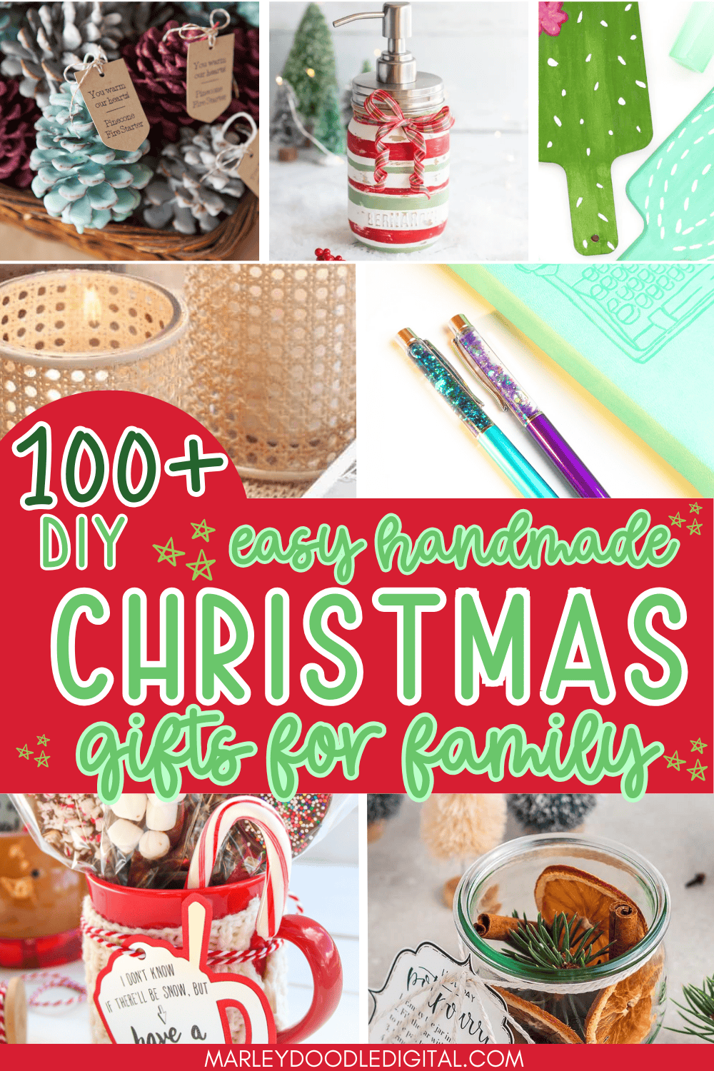 119 Easy Homemade DIY Christmas Gifts To Make Now! - Marley Doodle Digital