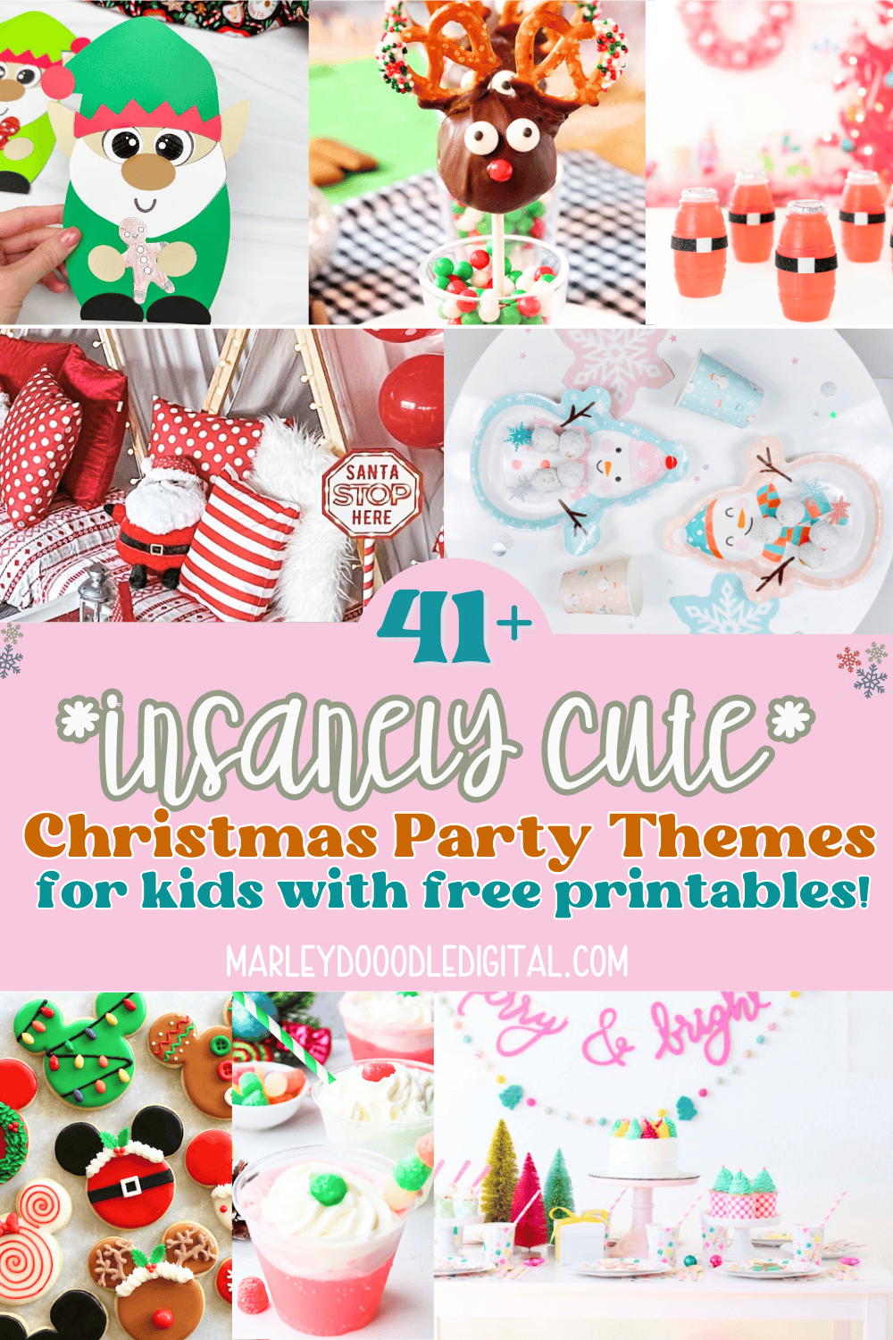 41+ Fun Easy Christmas Party Ideas for Kids -Free Printables! - Marley ...