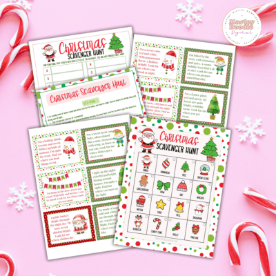 Fun Free Kids Christmas Scavenger Hunt -3 Printable Versions - Marley ...