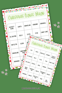 Free Printable Christmas Lights Bingo Scavenger Game - Marley Doodle ...