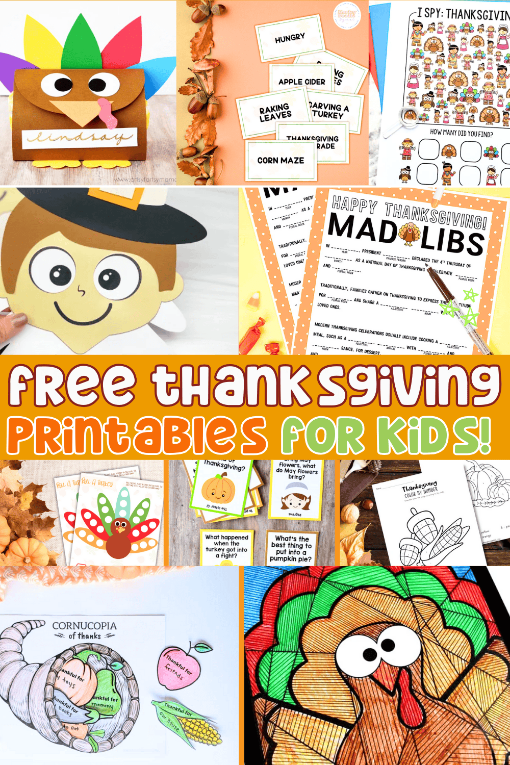 73 Free Thanksgiving Printables -Games, Activities, Signs + More ...