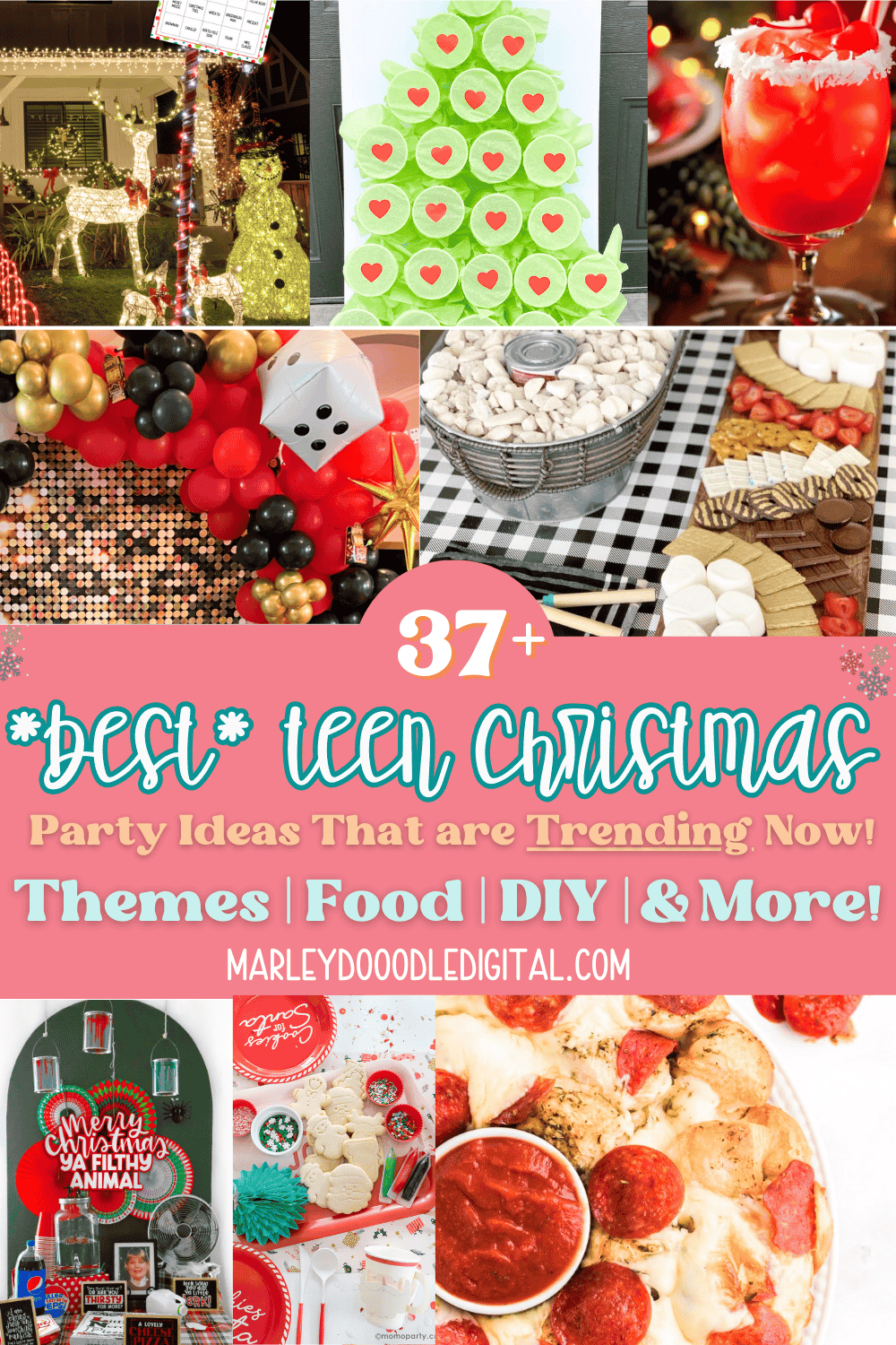 37+ Fun Christmas Party Ideas for Teens (Games, Food, + More!) - Marley ...