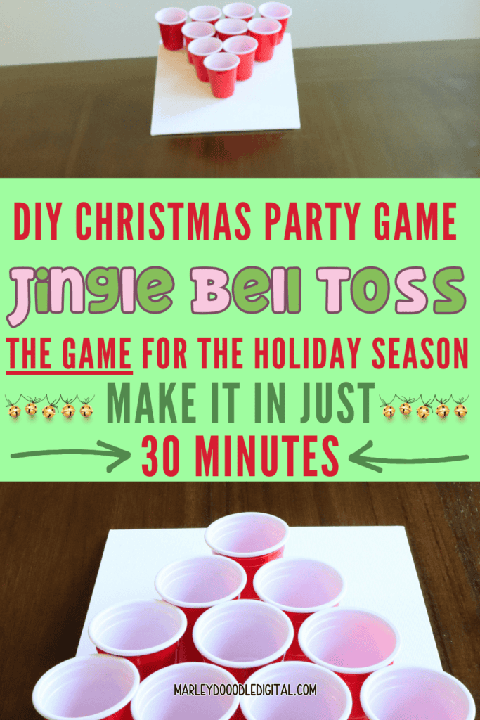Easy & Fun DIY Jingle Bell Toss Christmas Party Game - Marley Doodle ...