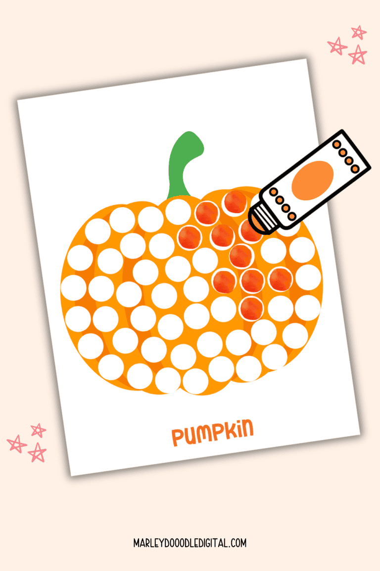 10 Free Thanksgiving Dot Marker Printables Activity Pages - Marley ...