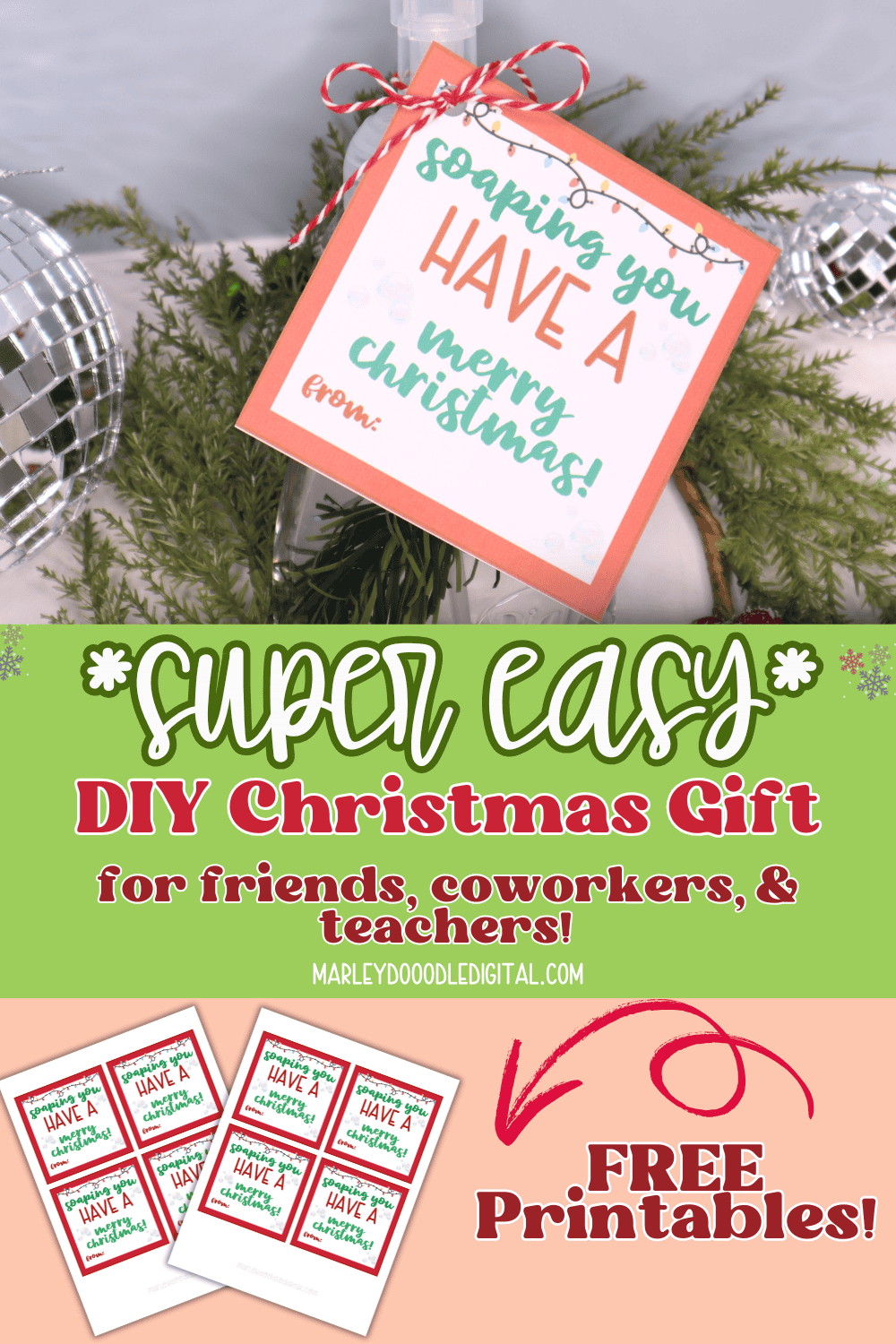 Soaping You Have a Merry Christmas ( Easy Gift+Free Printables ...