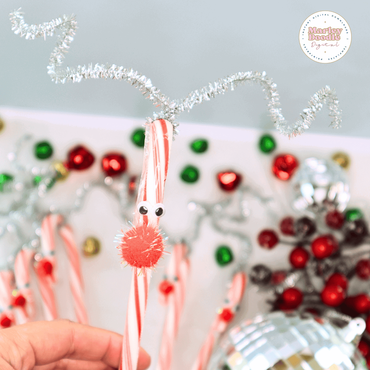 36 Cheap & Easy Christmas Crafts for Kids - Marley Doodle Digital