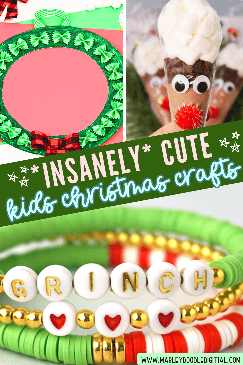 36 Cheap & Easy Christmas Crafts for Kids - Marley Doodle Digital