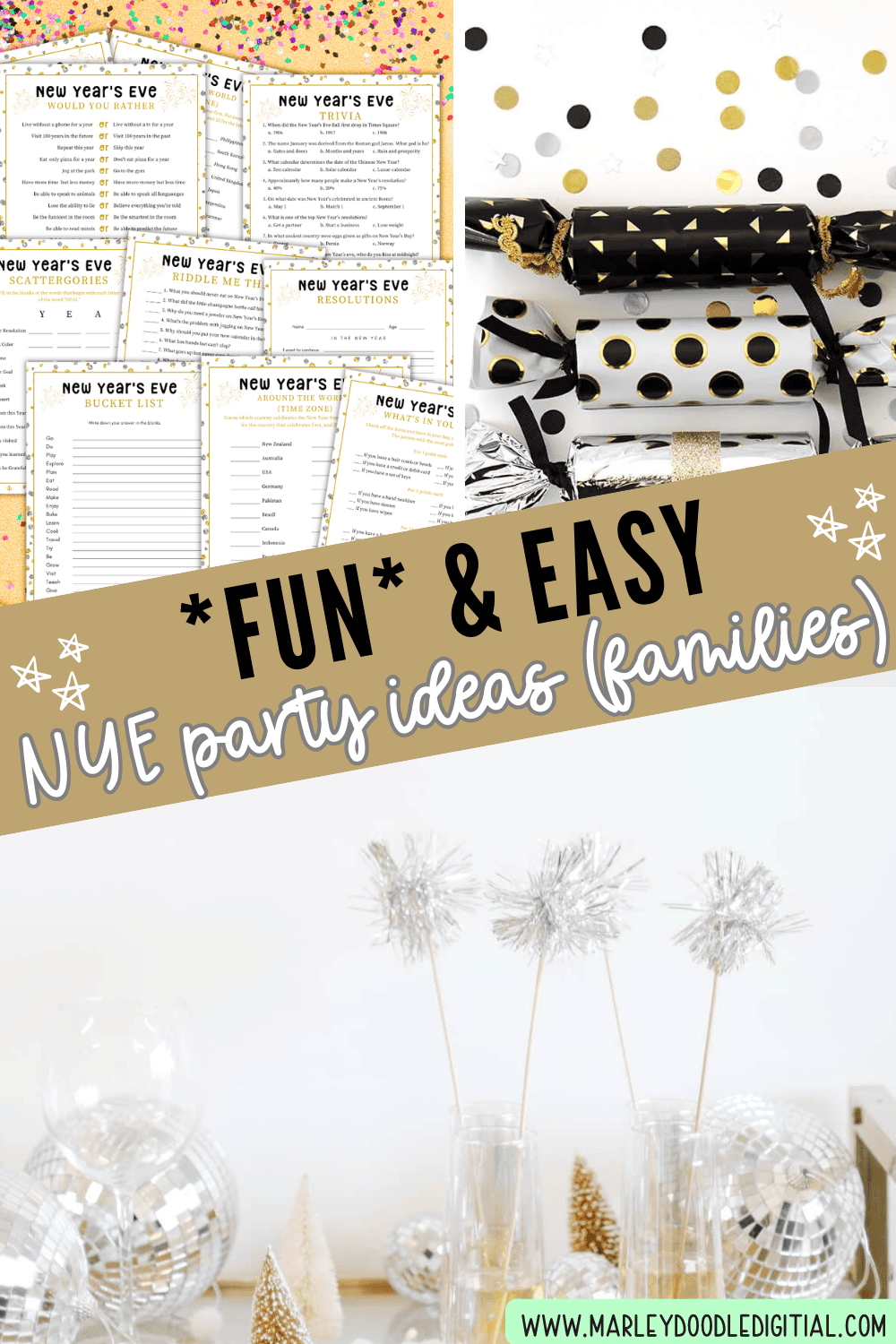 51+ NYE Party Ideas You Don't Want to Miss! - Marley Doodle Digital