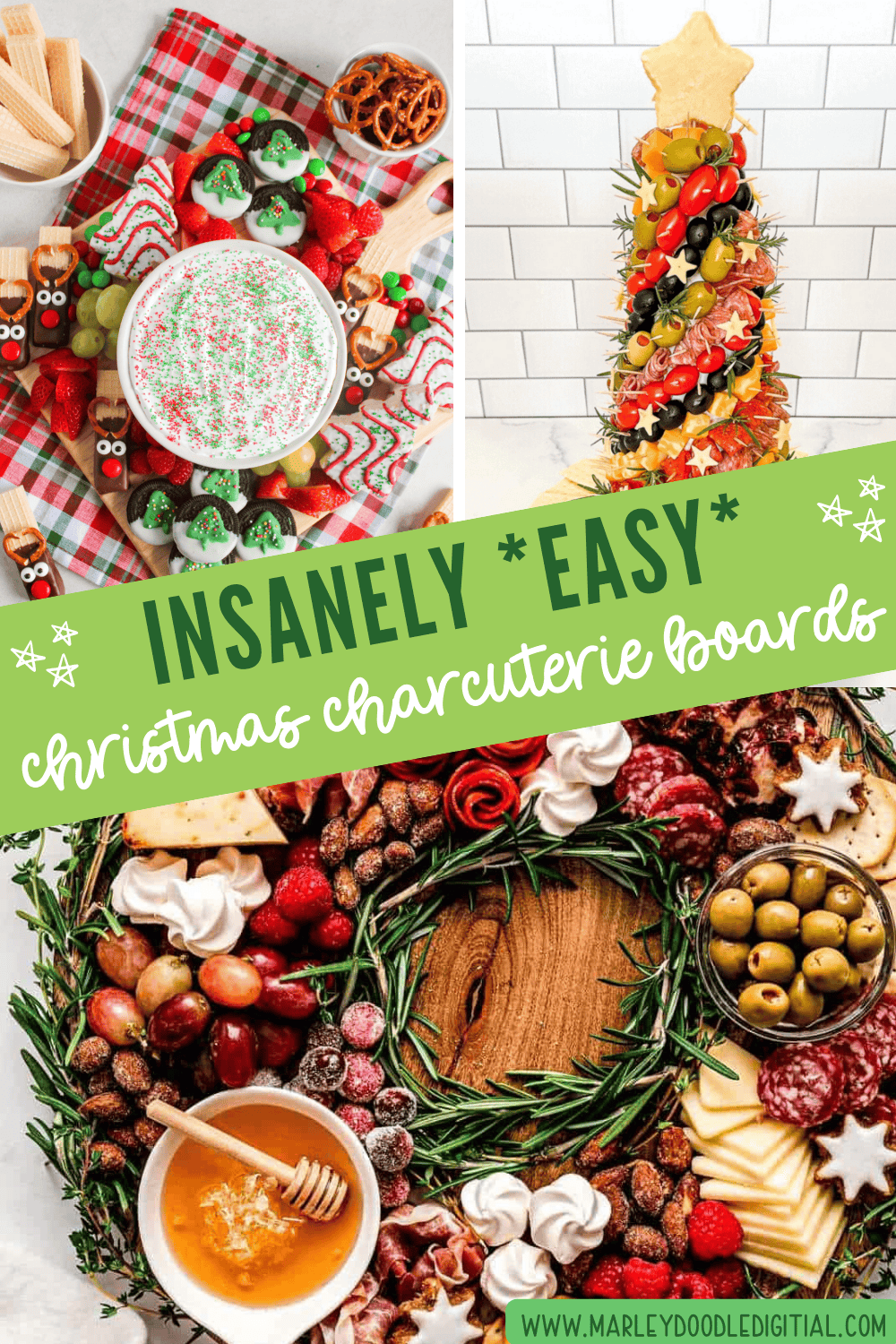 17+ Easy & Fun Christmas Charcuterie Board Ideas - Marley Doodle Digital