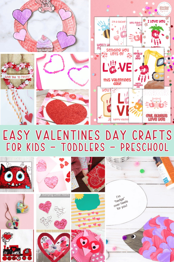 47+ Easy & Fun Valentines Crafts for Kids and Toddlers - Marley Doodle ...