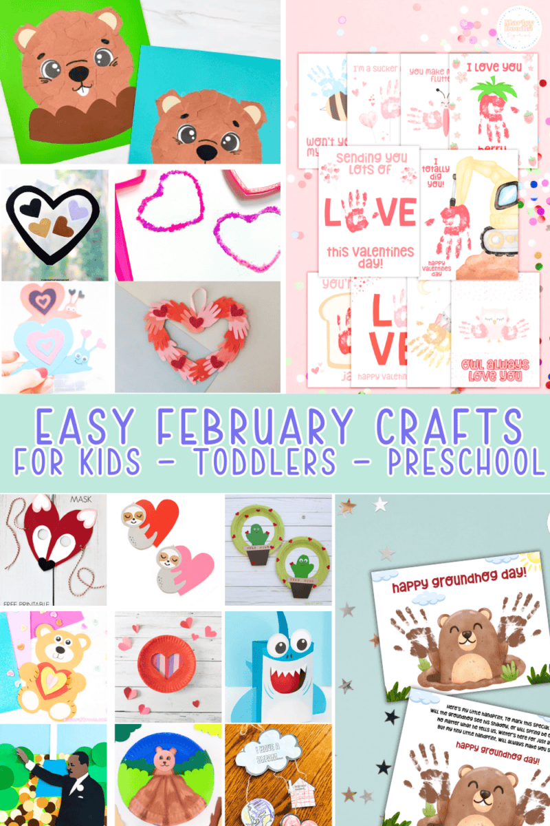 Fun February Hardware 21+ Festive February Crafts for Kids - Marley Doodle Digital
