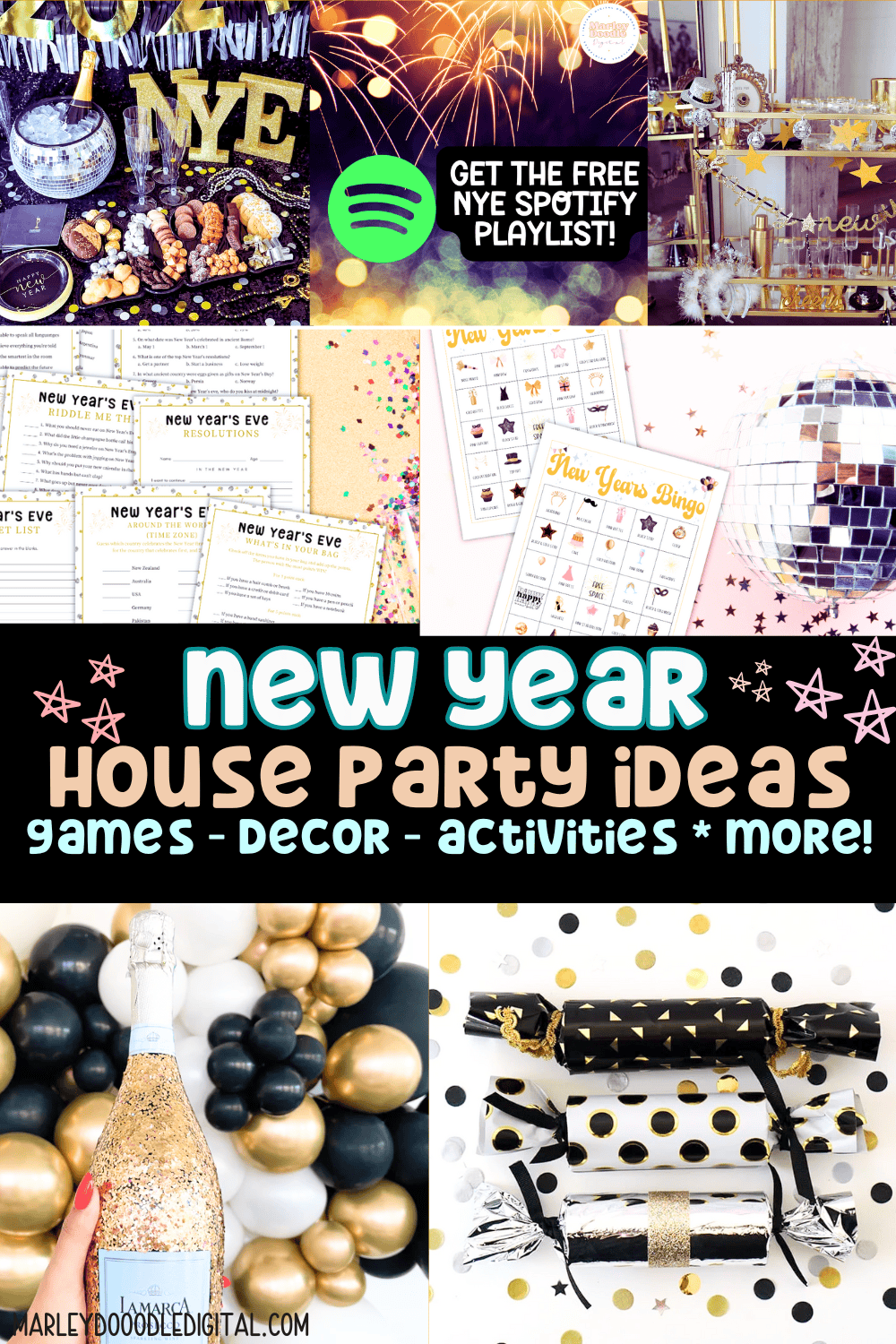 51+ NYE Party Ideas You Don't Want to Miss! - Marley Doodle Digital