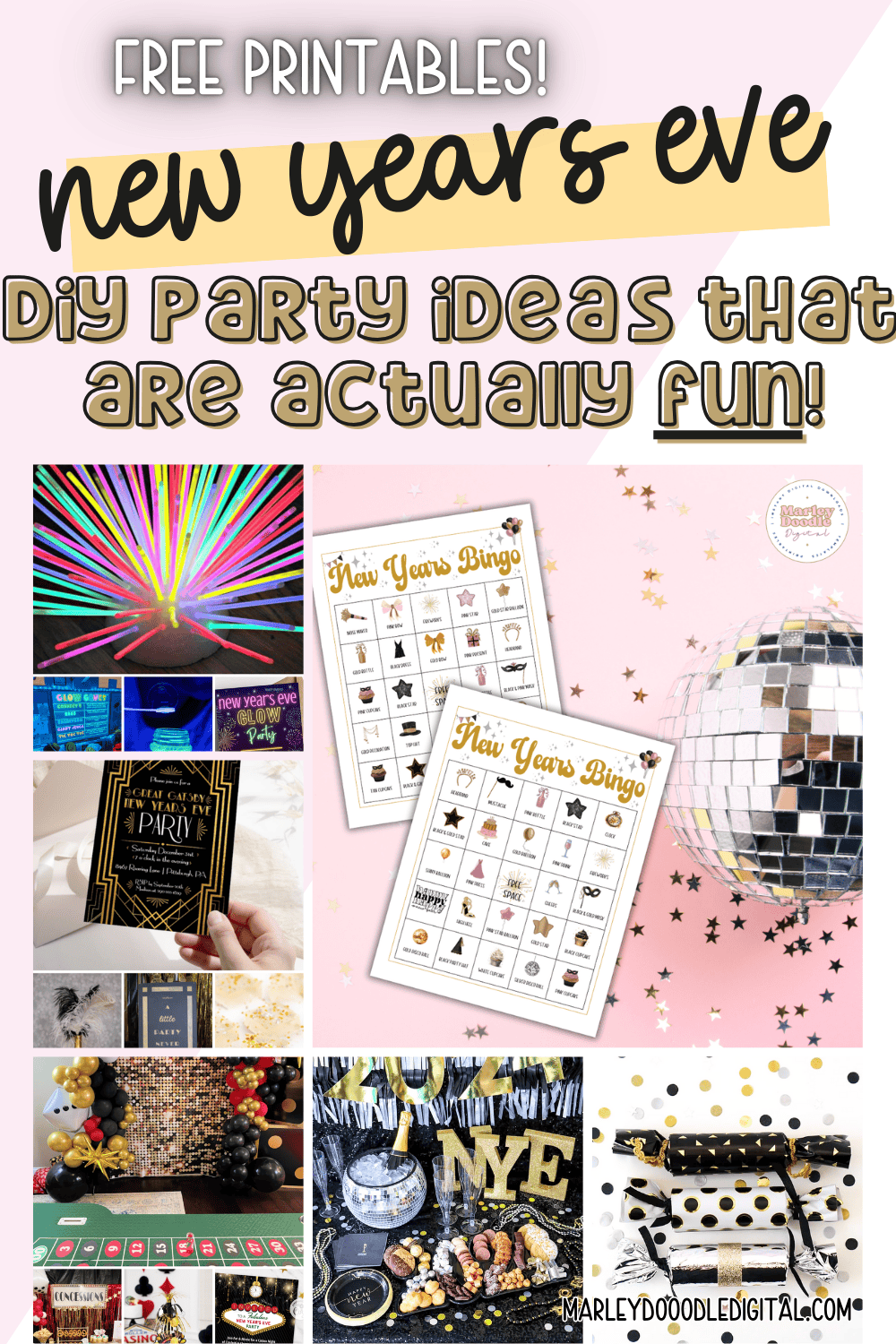 51+ NYE Party Ideas You Don't Want to Miss! - Marley Doodle Digital