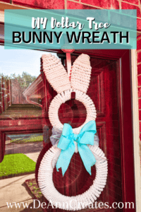 21 Dollar Tree Bunny Wreath Ideas That are Cute, Cheap, & Easy ...