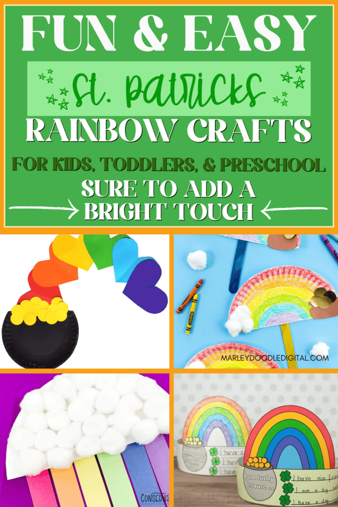 21 Fun and Easy St. Patrick's Day Rainbow Crafts for Kids - Marley ...