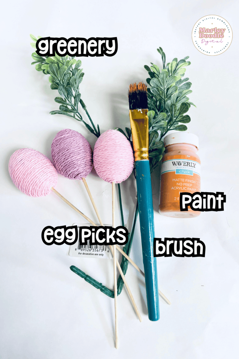 Cute DIY Dollar Tree Easter Egg Carrots - Marley Doodle Digital
