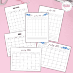 Free Printable 24 Hour Schedule Template - Marley Doodle Digital