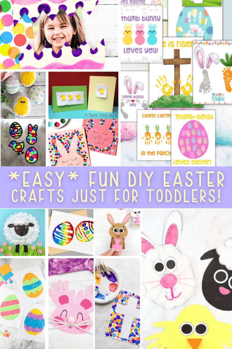 29+ Fun and Easy Easter Crafts for Toddlers - Marley Doodle Digital