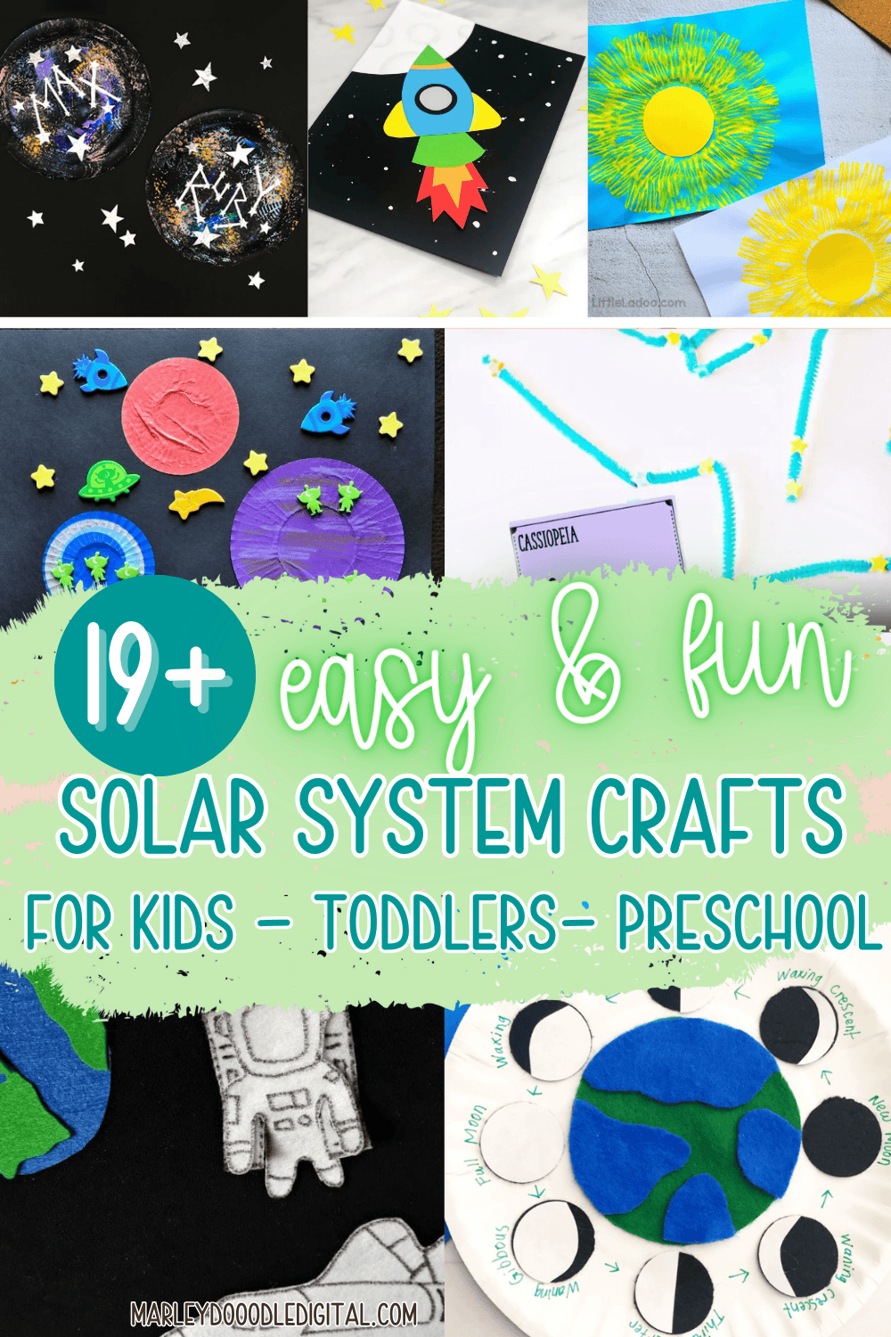 21+ Out of This World Solar System Crafts for Kids - Marley Doodle Digital