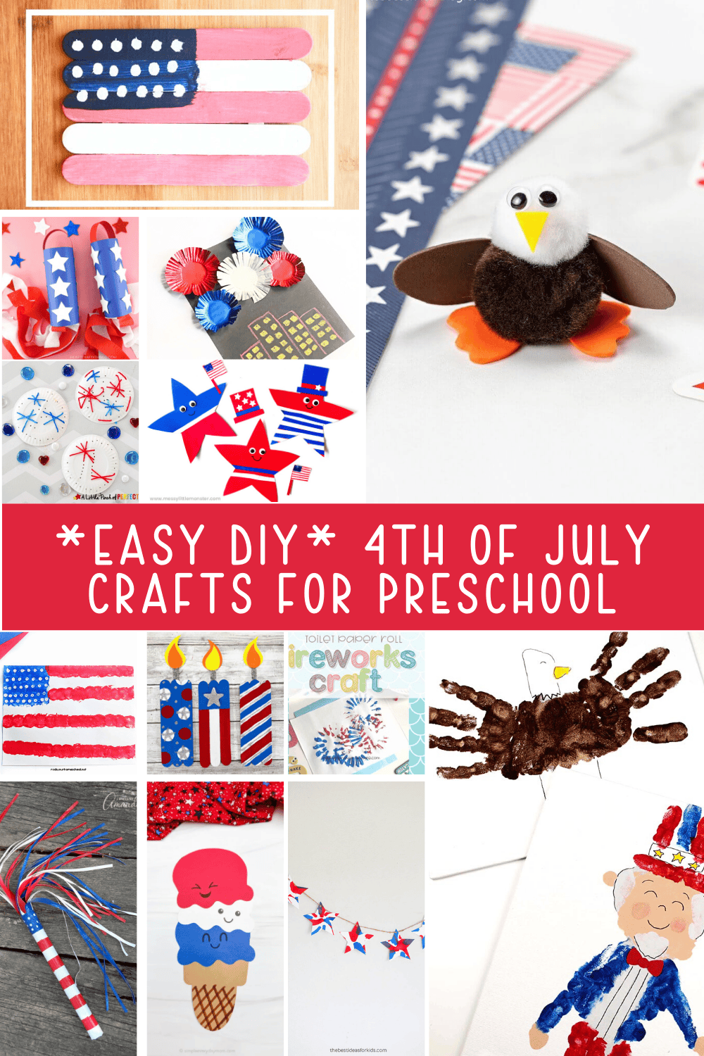 21+ Easy DIY 4th of July Crafts for Kids - Marley Doodle Digital