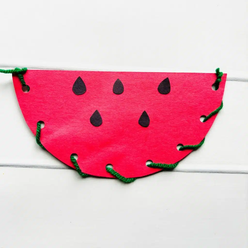 Paper Watermelon Craft