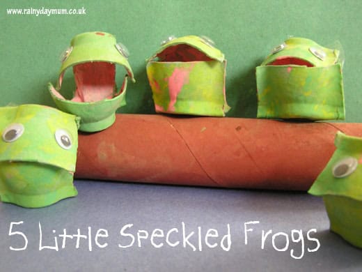 Five Little Speckled Frog Craft