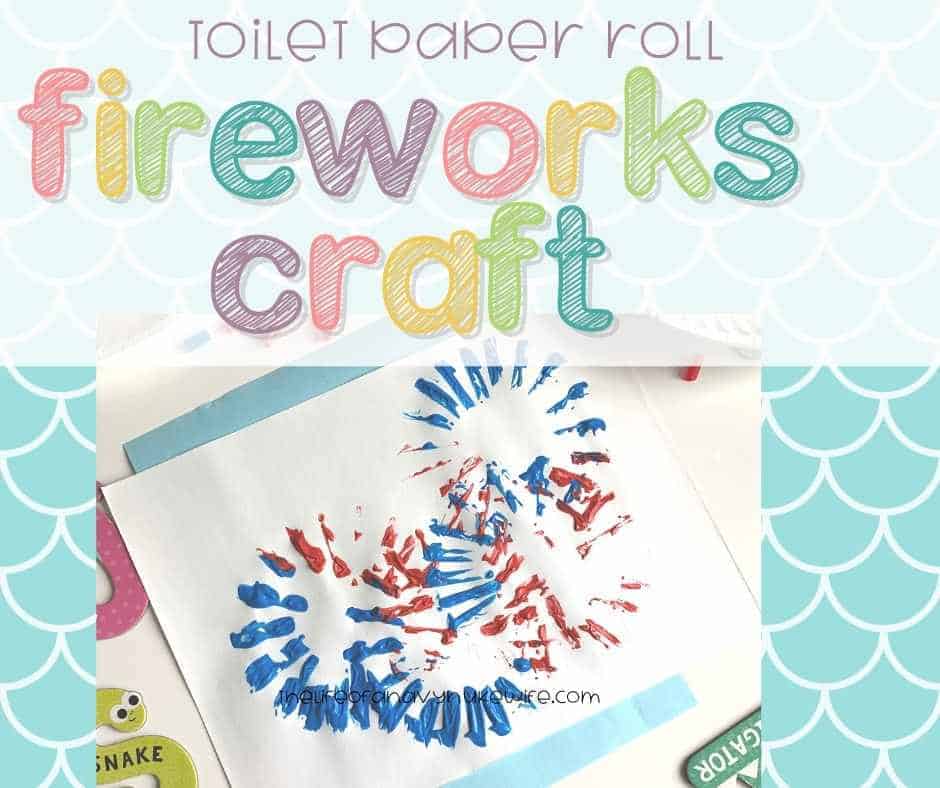 Fourth of July Firework Painting Activity