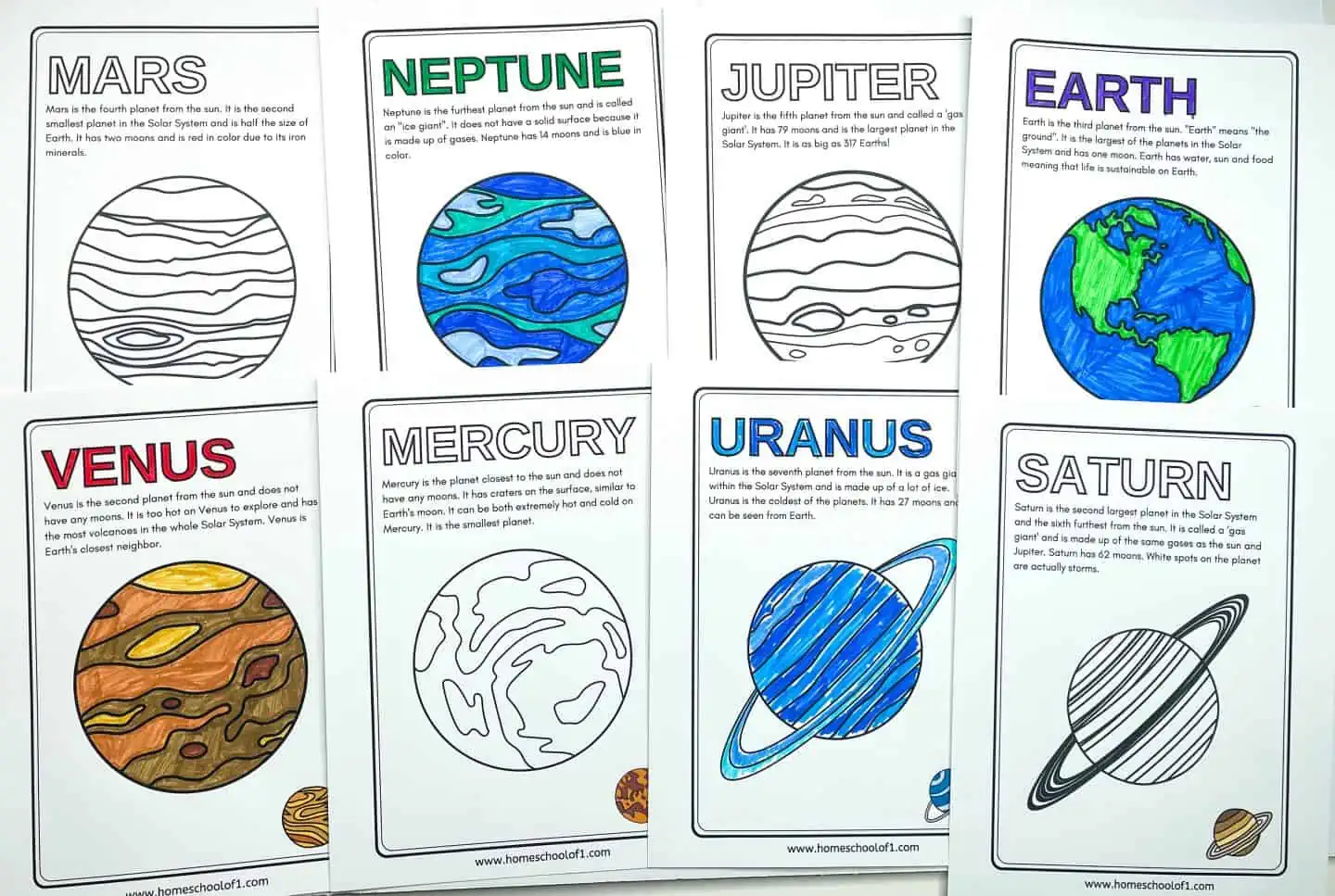 Free Planet Coloring Pages