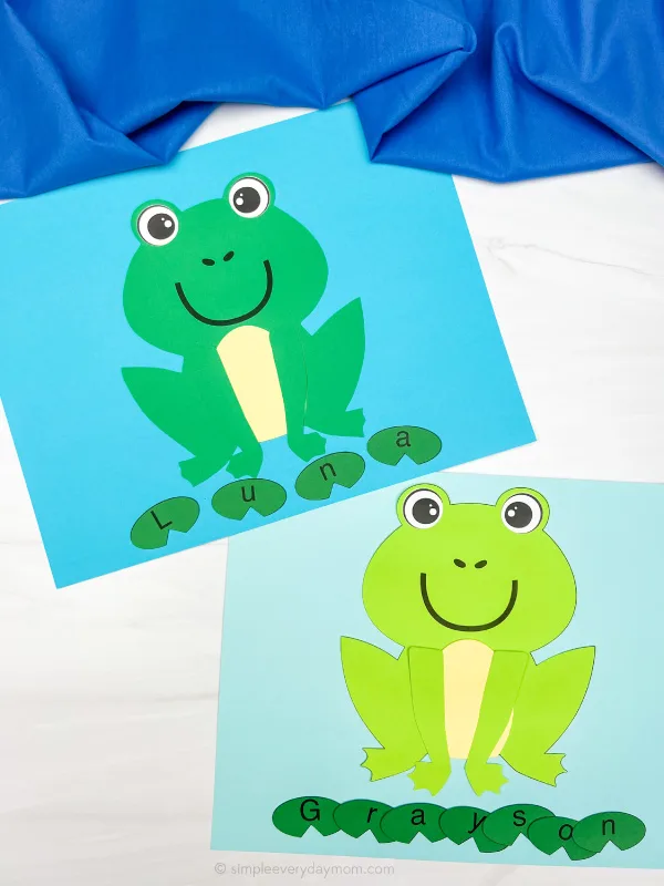Frog Name Craft