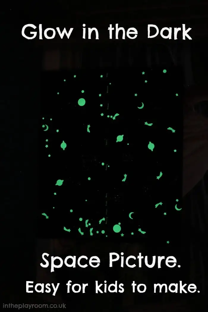 Glow in the Dark Space Painting