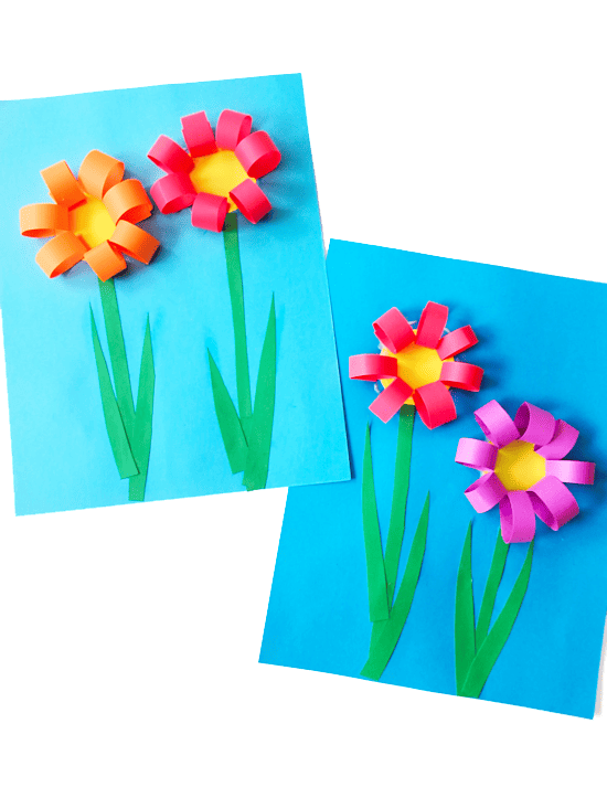 Paper Loop Flower Craft