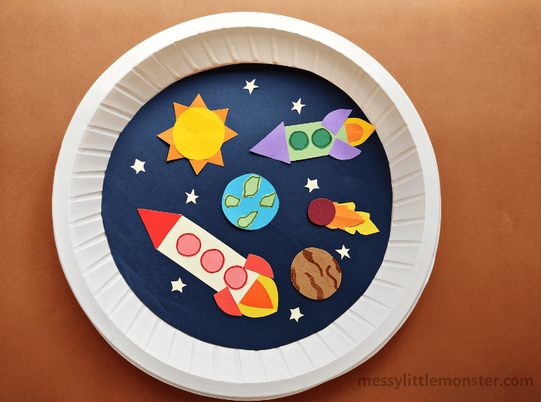 Paper Plate Space Craft