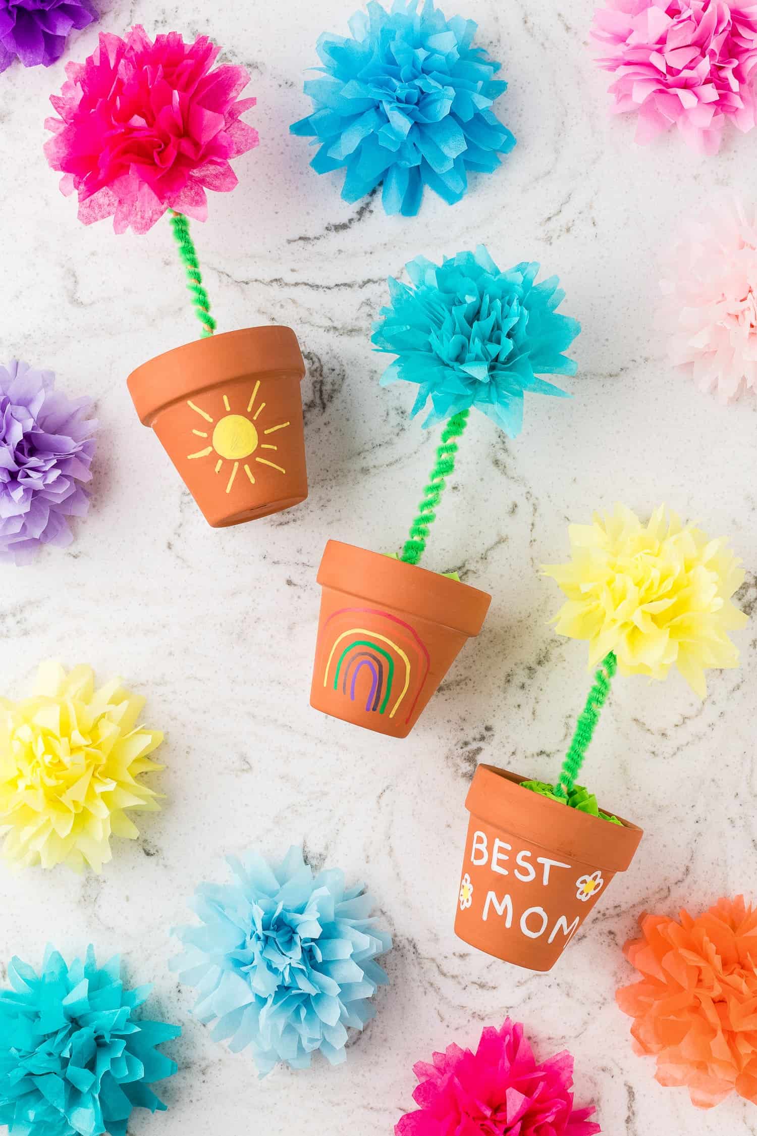 Tissue Paper Flowers