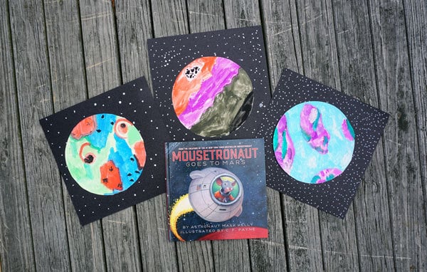 Watercolour Planets
