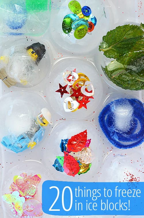 20 Fun Things to Freeze in Ice Blocks