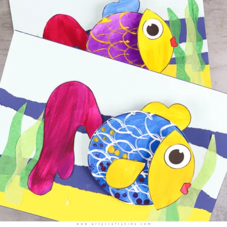 3D Paper Fish Craft
