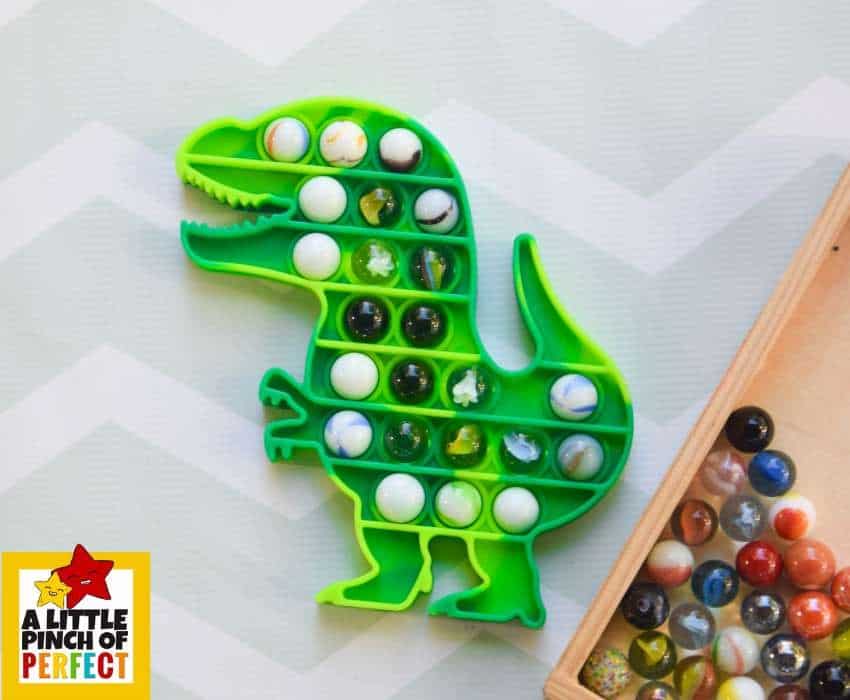 Dinosaur Pop It Fine Motor Activity for Kids