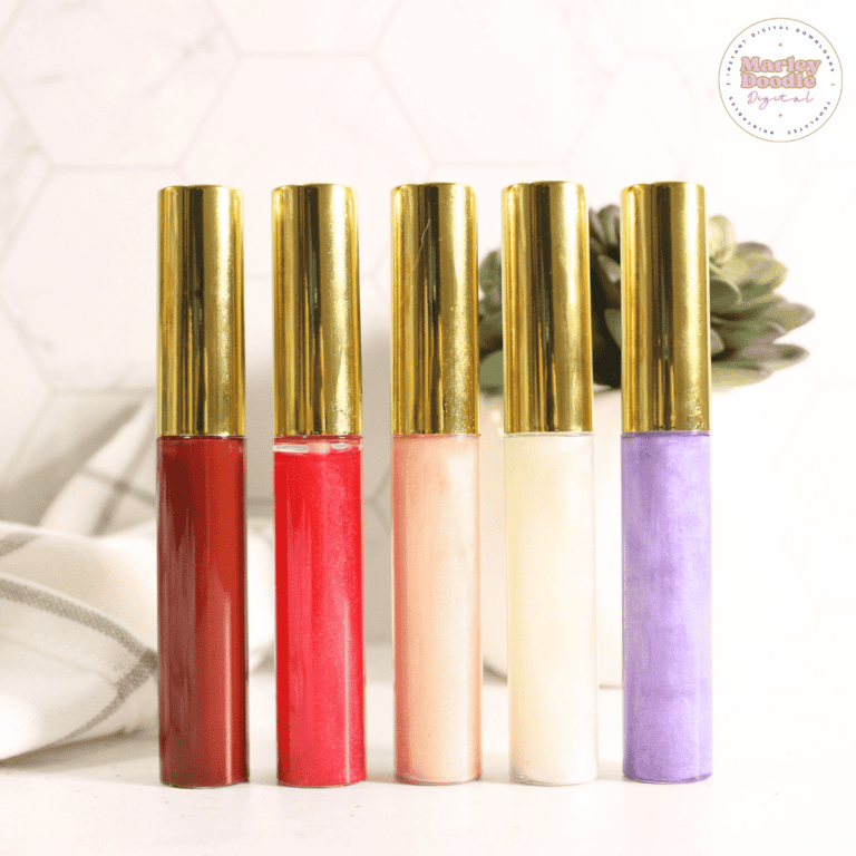 10 Minute Homemade DIY Lip Gloss Recipe