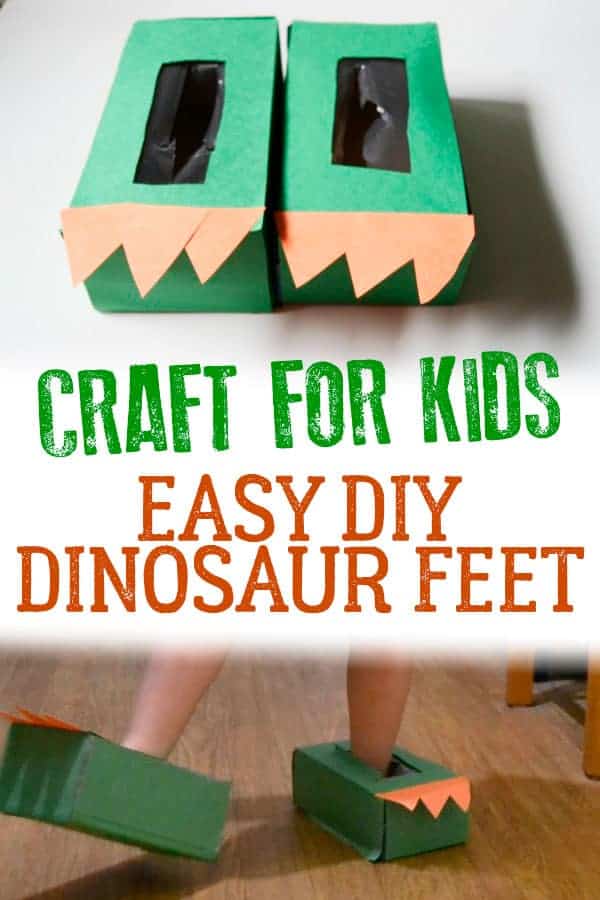 Easy DIY Dinosaur Feet