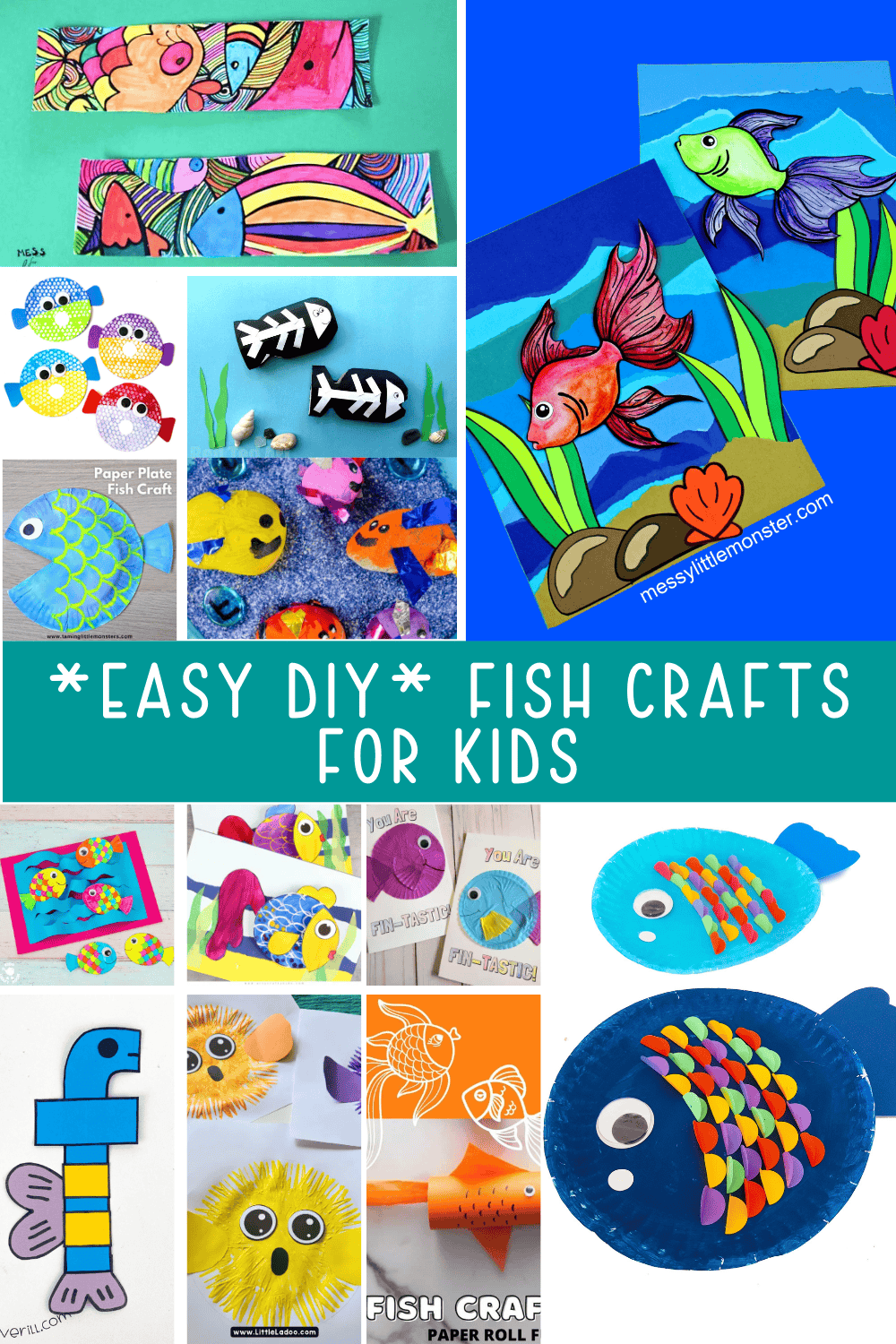 19+ Easy DIY Fish Crafts for Kids - Marley Doodle Digital
