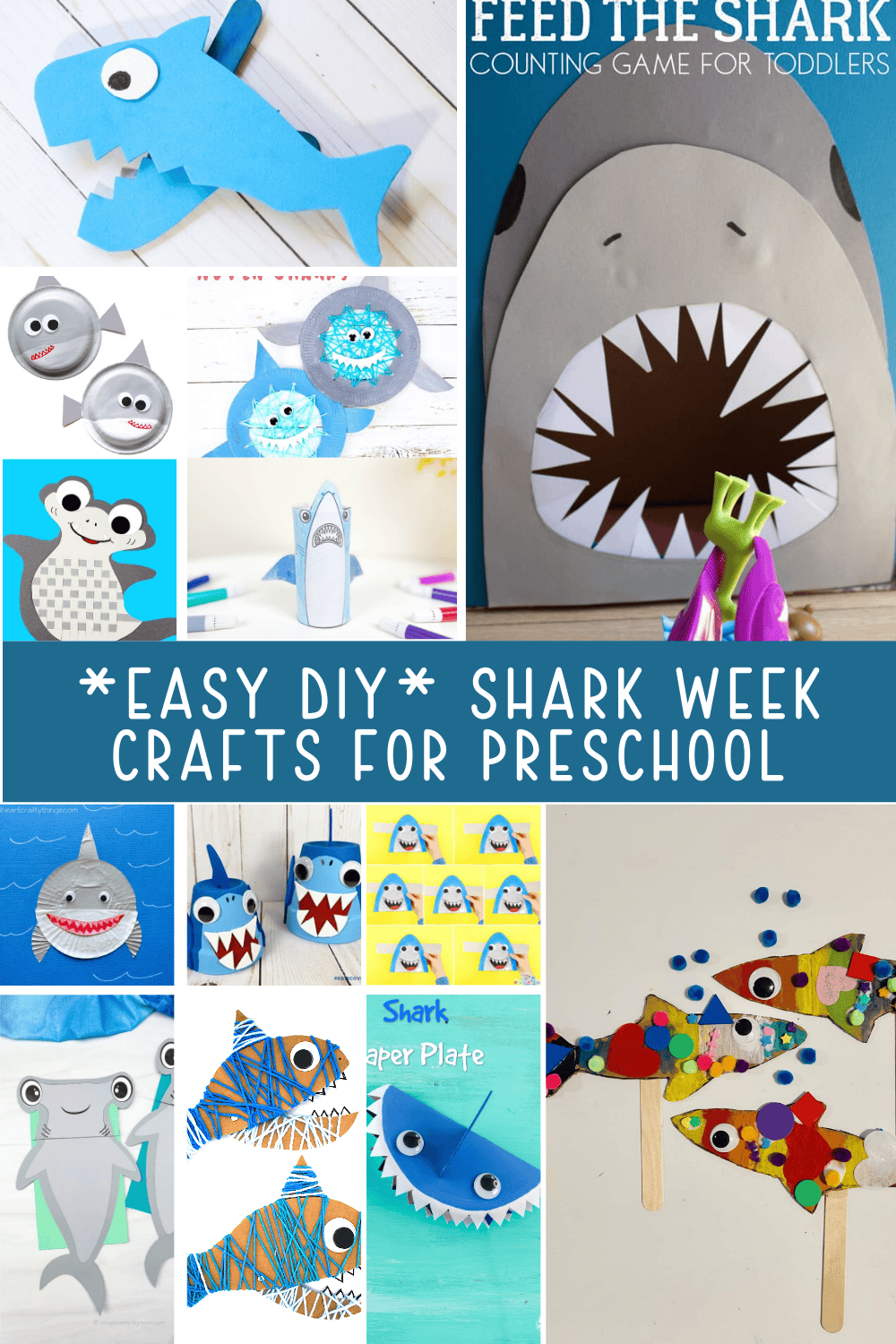 21+ Fun & Easy Shark Week Crafts for Kids - Marley Doodle Digital