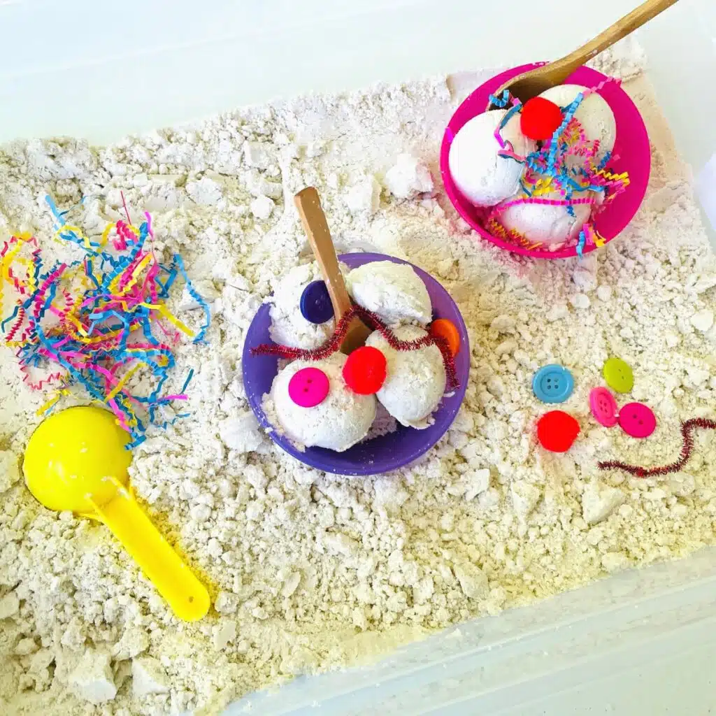 Ice Cream Shop Sensory Bin
