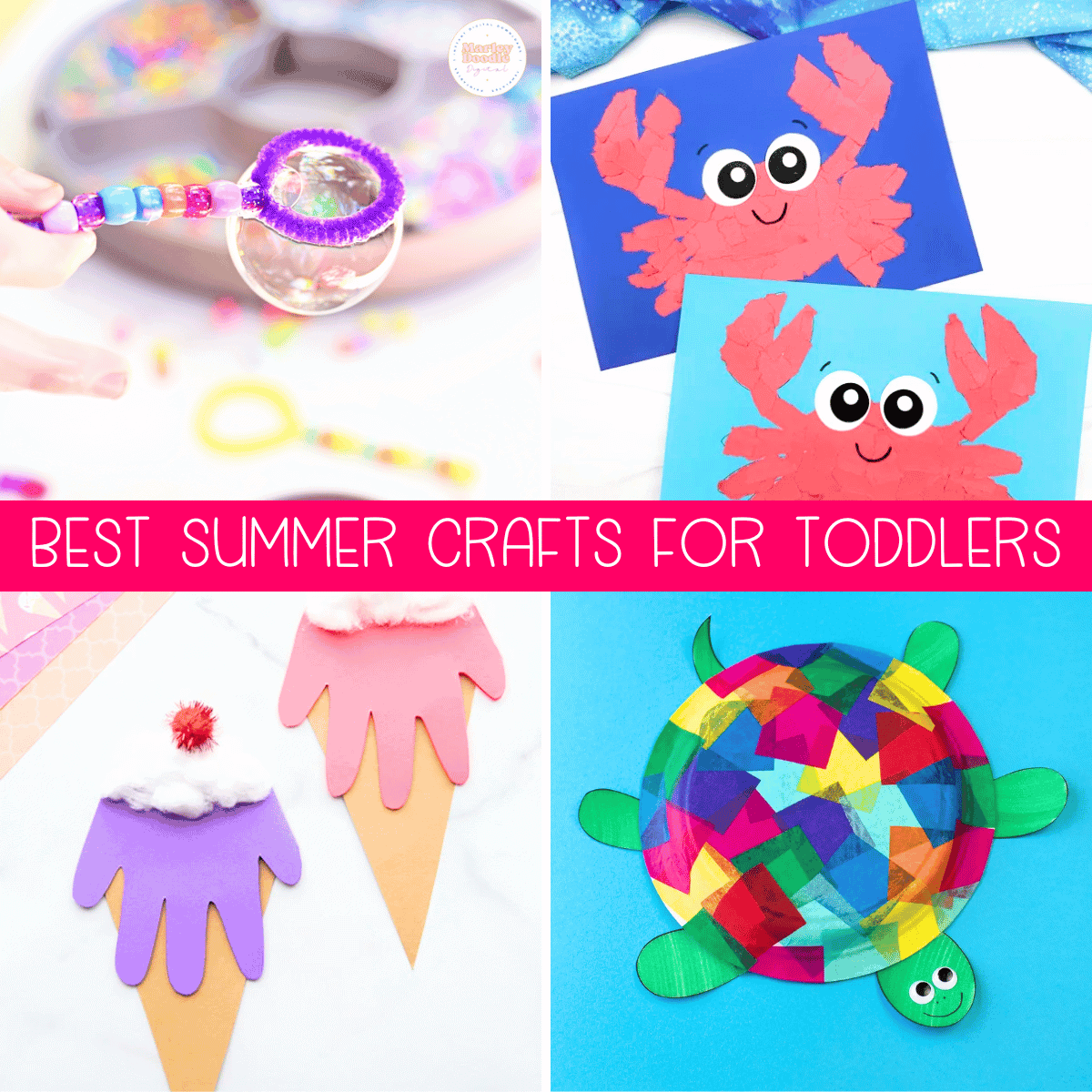 27+ Easy and Fun Summer Crafts for Toddlers & Preschool