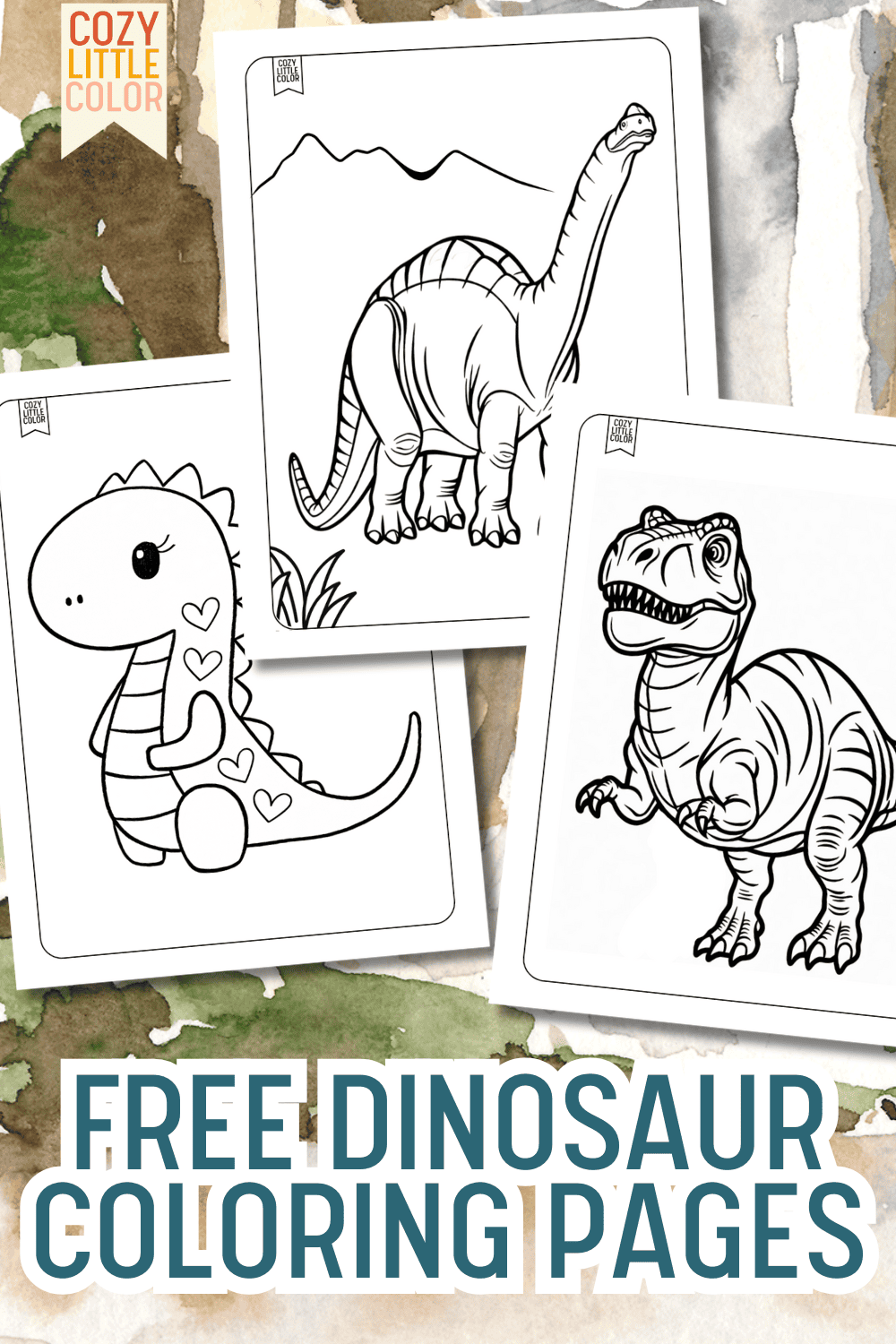 Free Dinosaur Coloring Pages