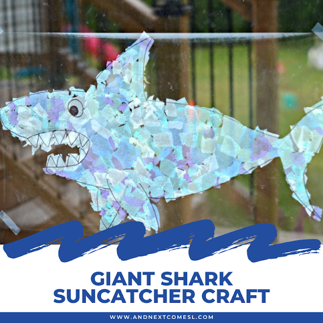 Giant Shark Suncatcher Craft